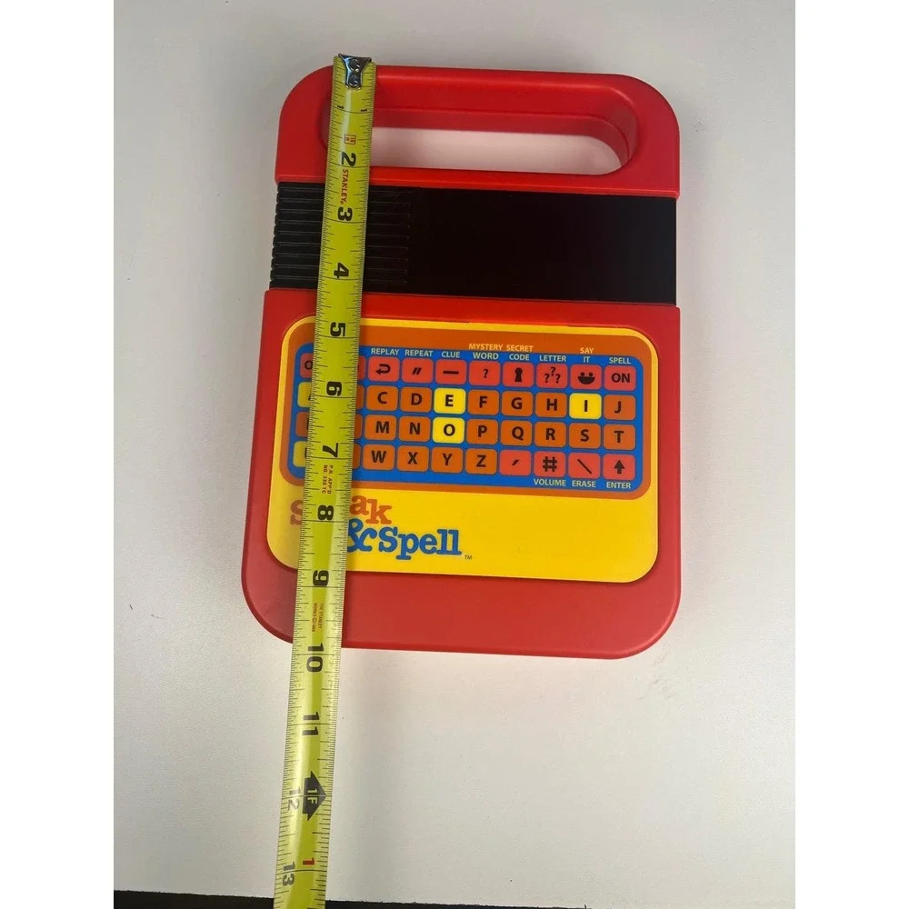 Texas Instruments Speak & Spell Educational Toy RedTested & Works - Picture 2 of 8